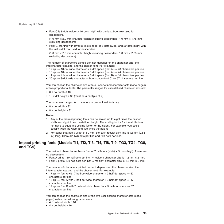 Tg9) | IBM SUREMARK TI8 User Manual | Page 121 / 244