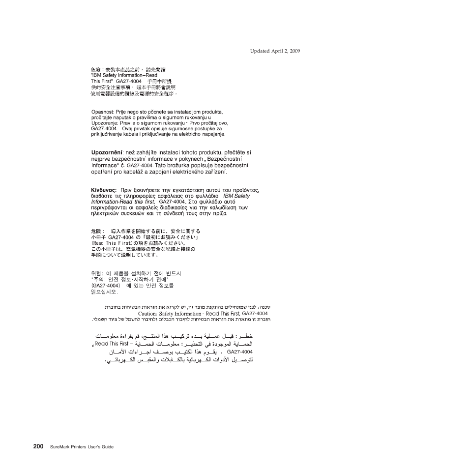 IBM SUREMARK TI8 User Manual | Page 222 / 244