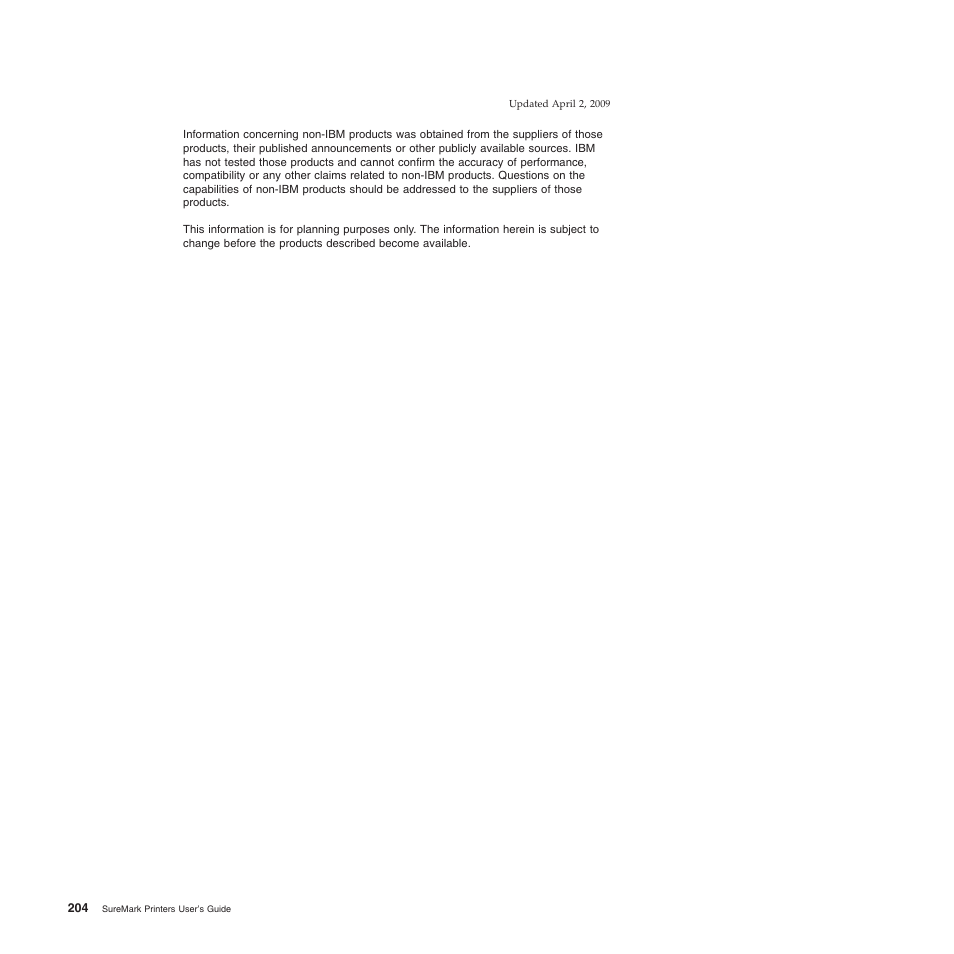 IBM SUREMARK TI8 User Manual | Page 226 / 244