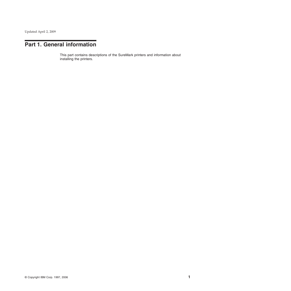 Part 1. general information | IBM SUREMARK TI8 User Manual | Page 23 / 244