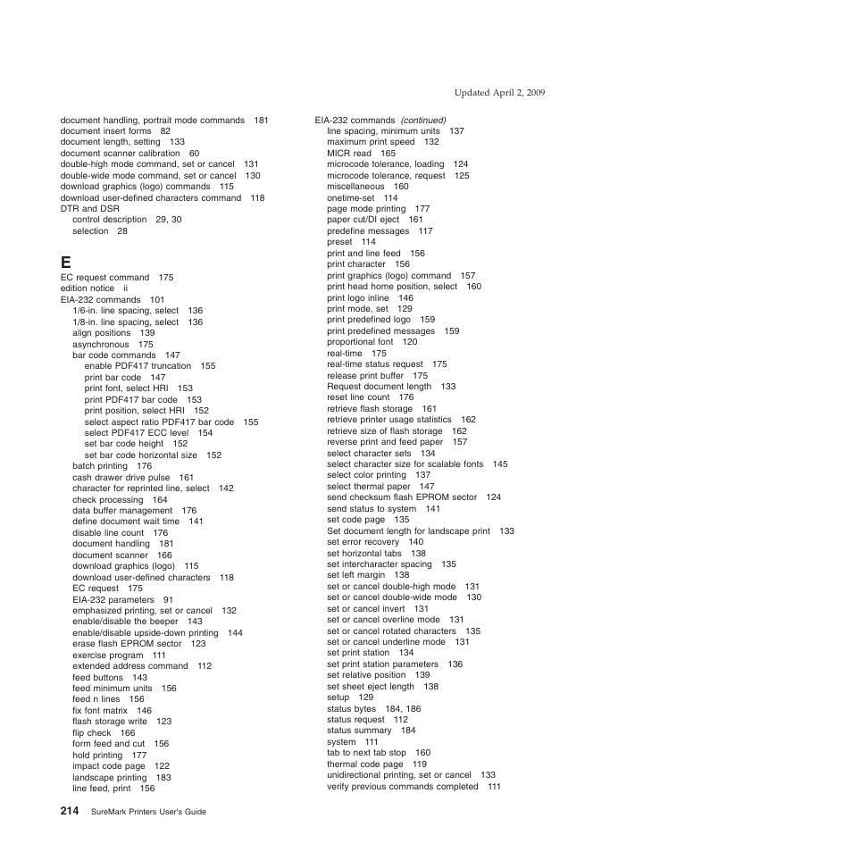 IBM SUREMARK TI8 User Manual | Page 236 / 244