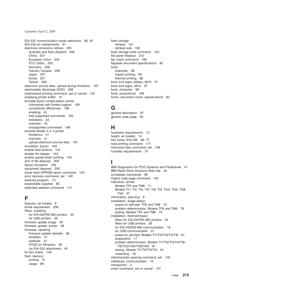 IBM SUREMARK TI8 User Manual | Page 237 / 244