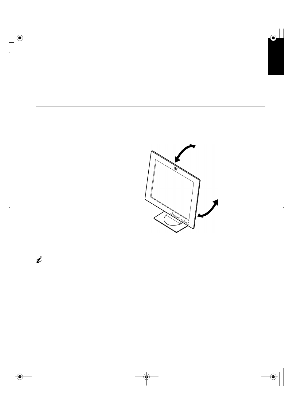 Adjusting the monitor position, Working practices | IBM T84H User Manual | Page 2 / 29