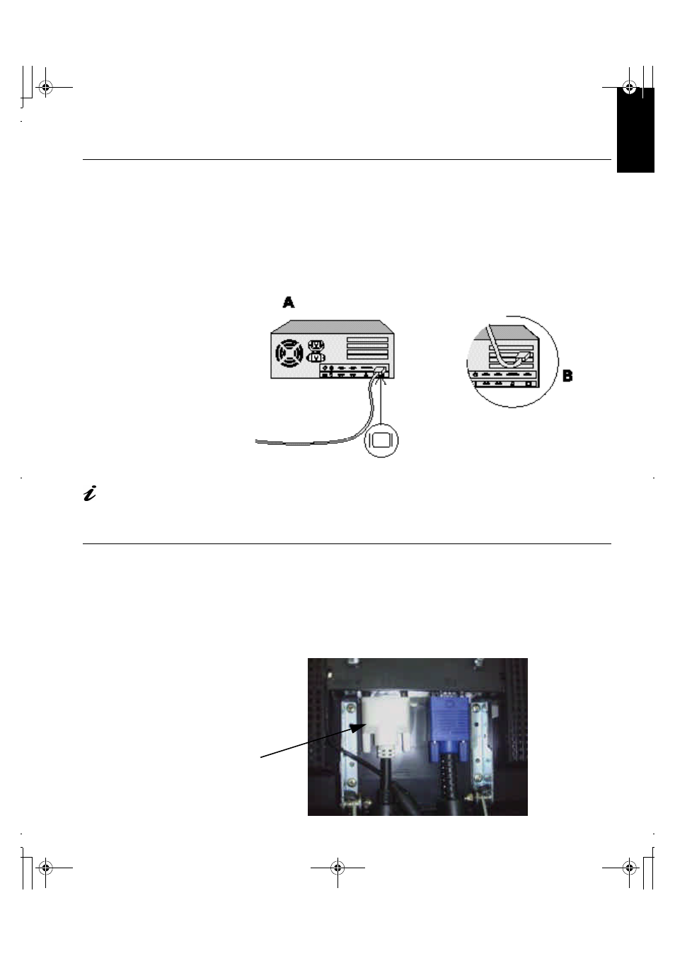 Connecting your monitor for analog, Connecting your monitor for digital | IBM T84H User Manual | Page 4 / 29