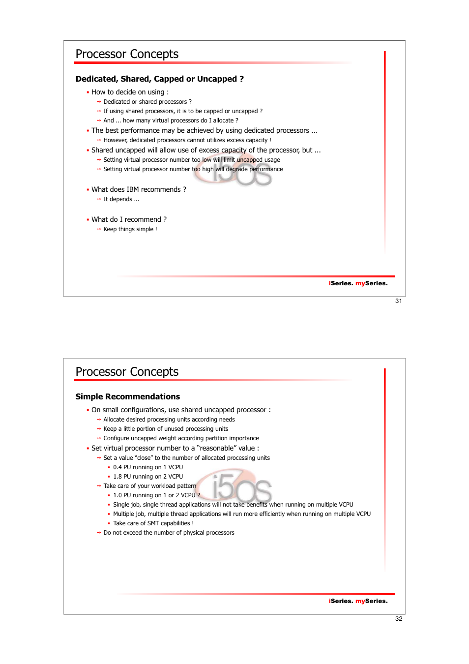 Processor concepts | IBM I5/OS User Manual | Page 16 / 59