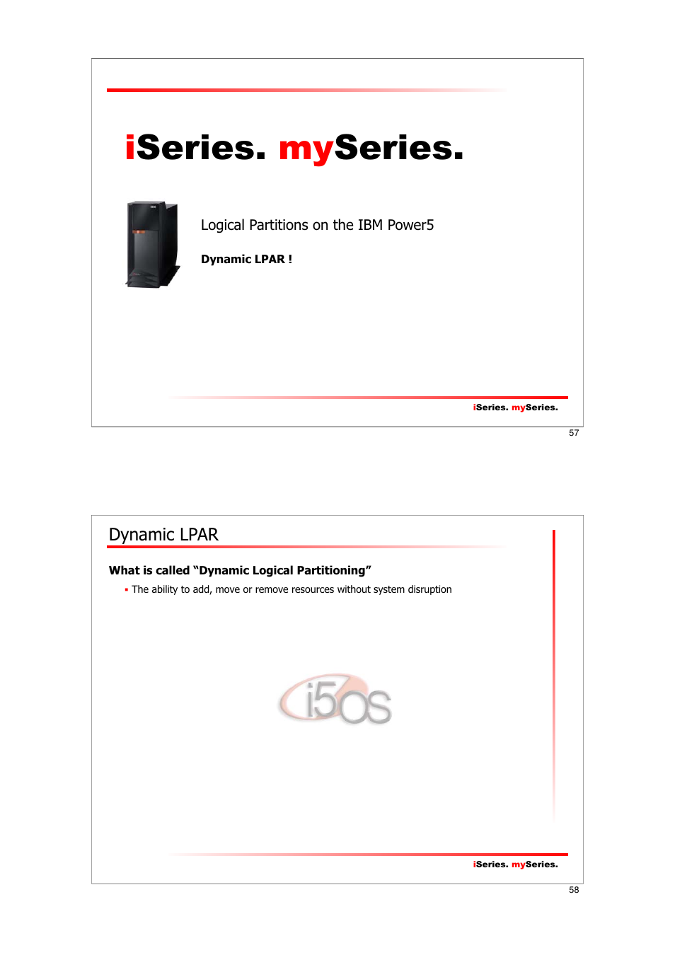 Iseries. my series | IBM I5/OS User Manual | Page 29 / 59