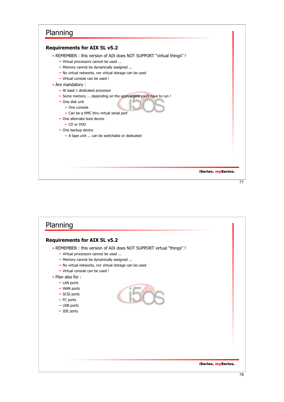 Planning | IBM I5/OS User Manual | Page 39 / 59