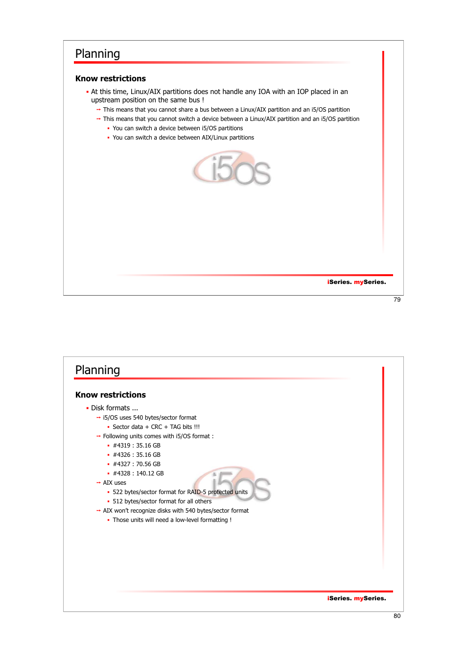 Planning | IBM I5/OS User Manual | Page 40 / 59