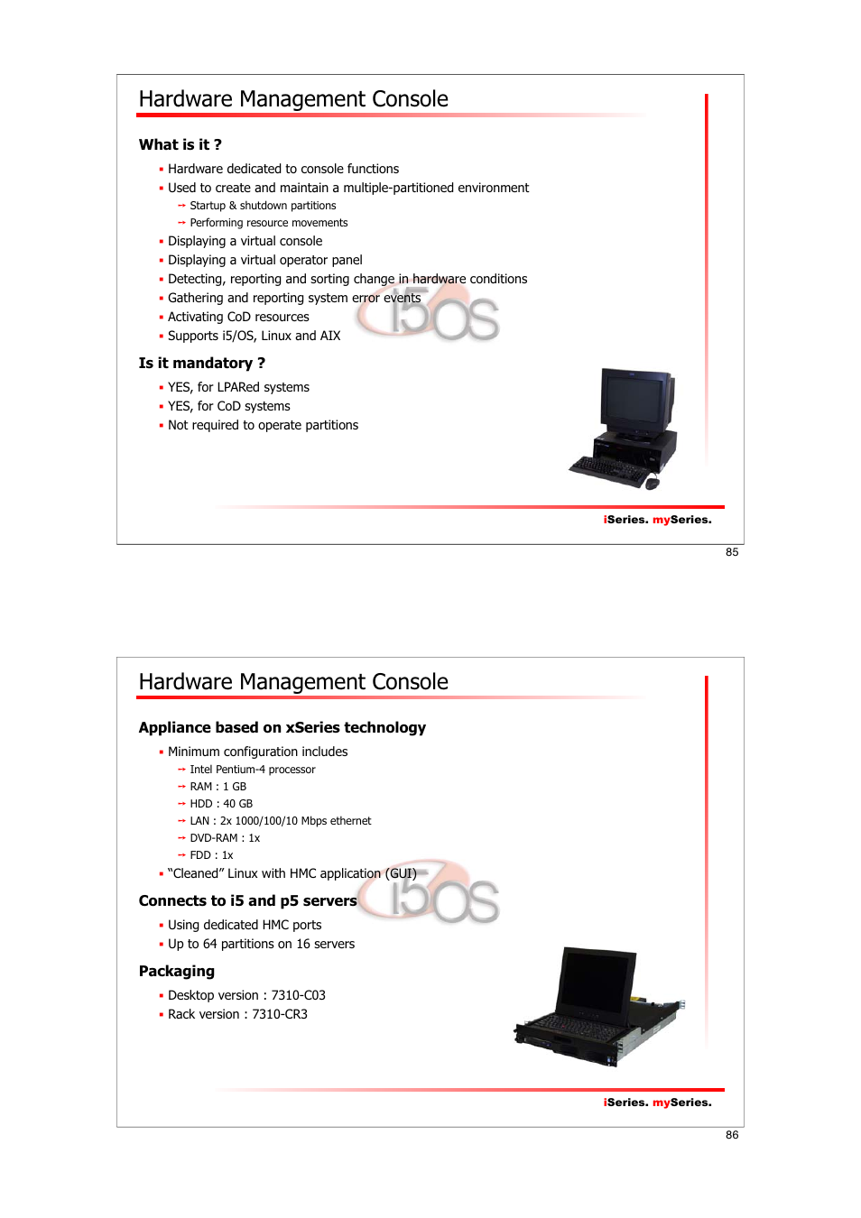 Hardware management console | IBM I5/OS User Manual | Page 43 / 59