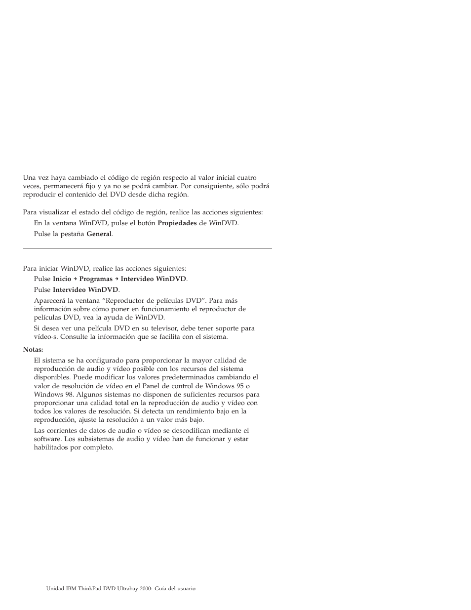 Inicio de windvd | IBM ULTRABAY 2000 User Manual | Page 24 / 62