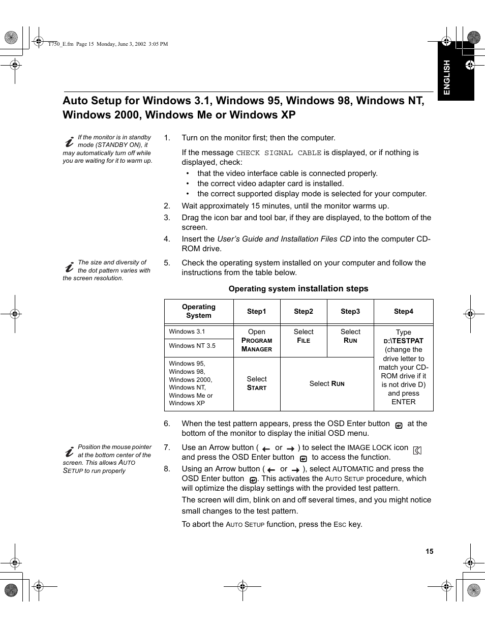 IBM T750 User Manual | Page 17 / 35