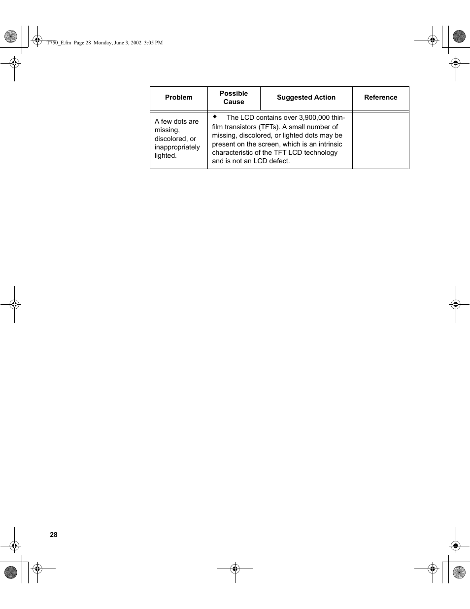 IBM T750 User Manual | Page 30 / 35