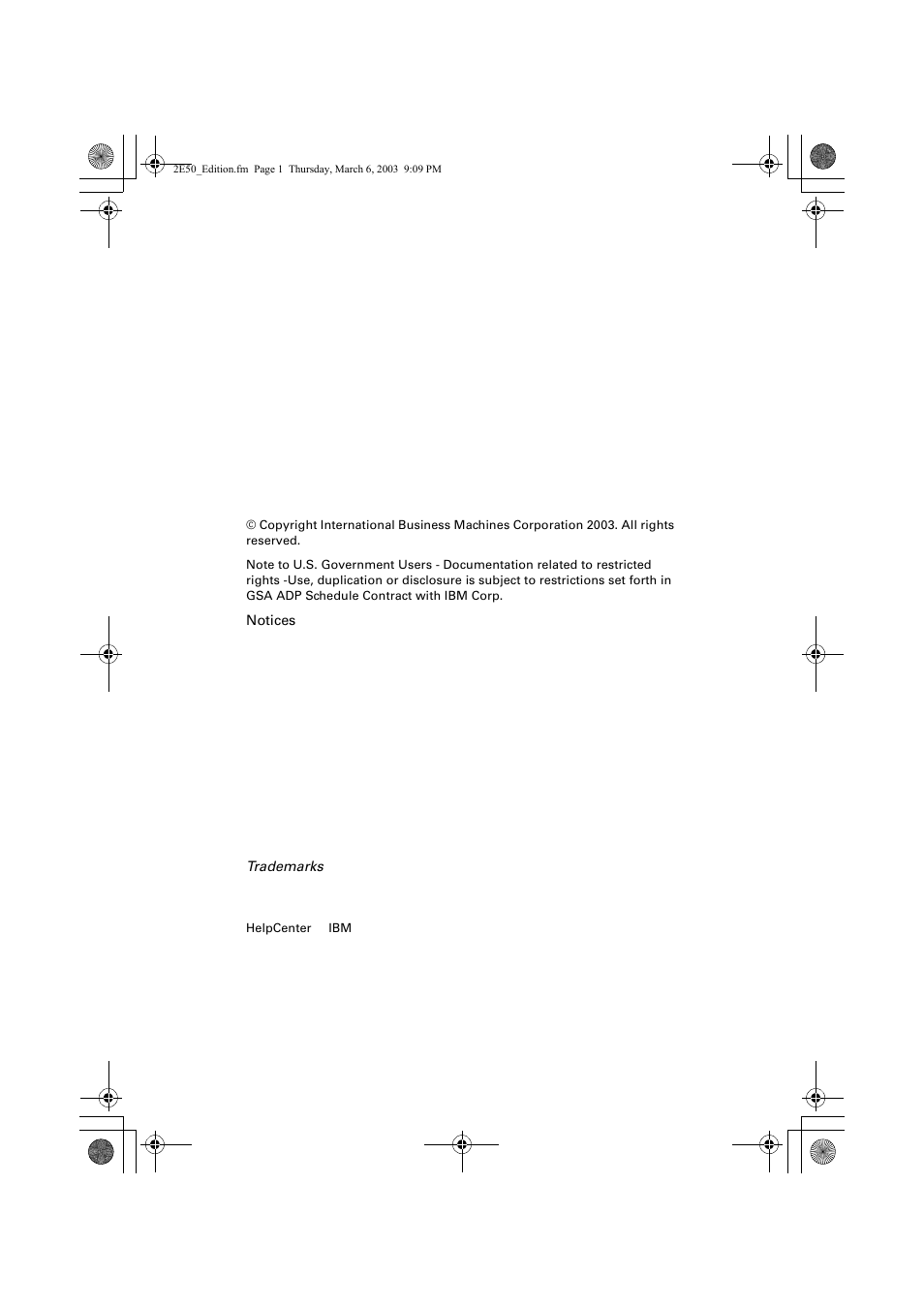 First edition (may 2003) | IBM E50 User Manual | Page 3 / 15