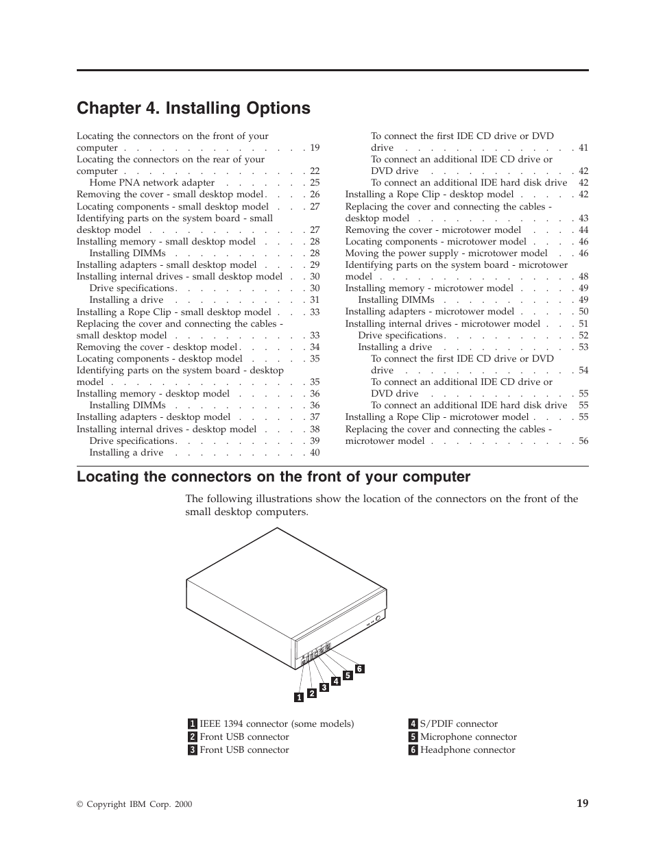 Chapter 4. installing options | IBM 6341 User Manual | Page 27 / 252