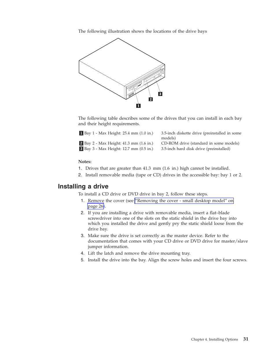 Installing a drive | IBM 6341 User Manual | Page 39 / 252