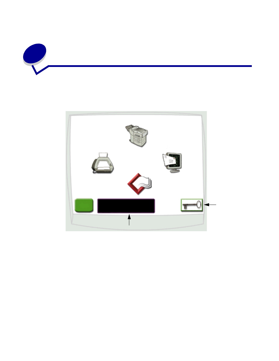 Getting started, How do i use the touch screen, Chapter 1: getting started | IBM Infoprint MFP 35 User Manual | Page 8 / 60