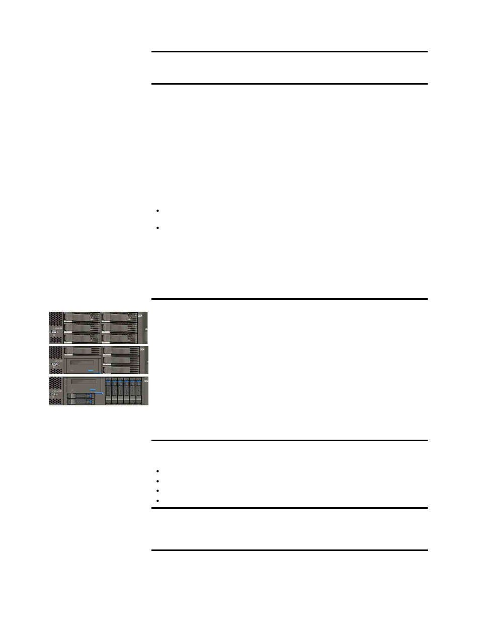 Disk/tape controllers, Drive bays, Backup devices | Dual gigabit ethernet controllers | IBM X3650 User Manual | Page 6 / 18