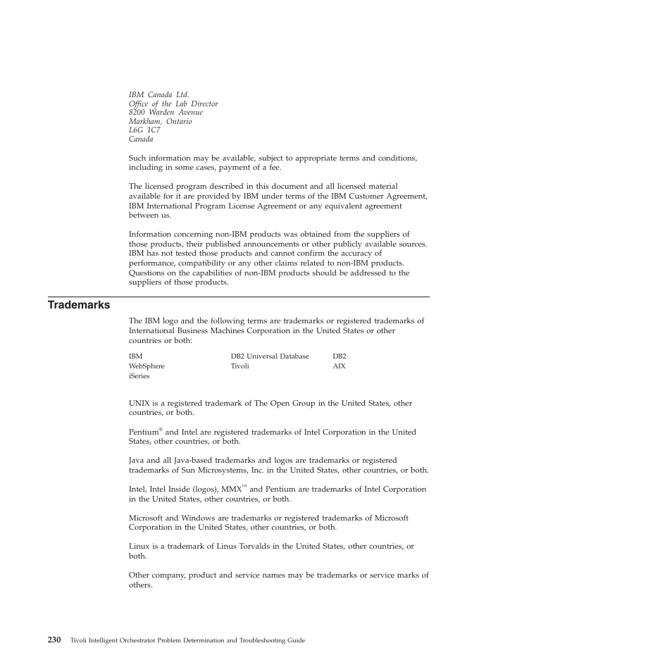 Trademarks | IBM 51 User Manual | Page 242 / 248
