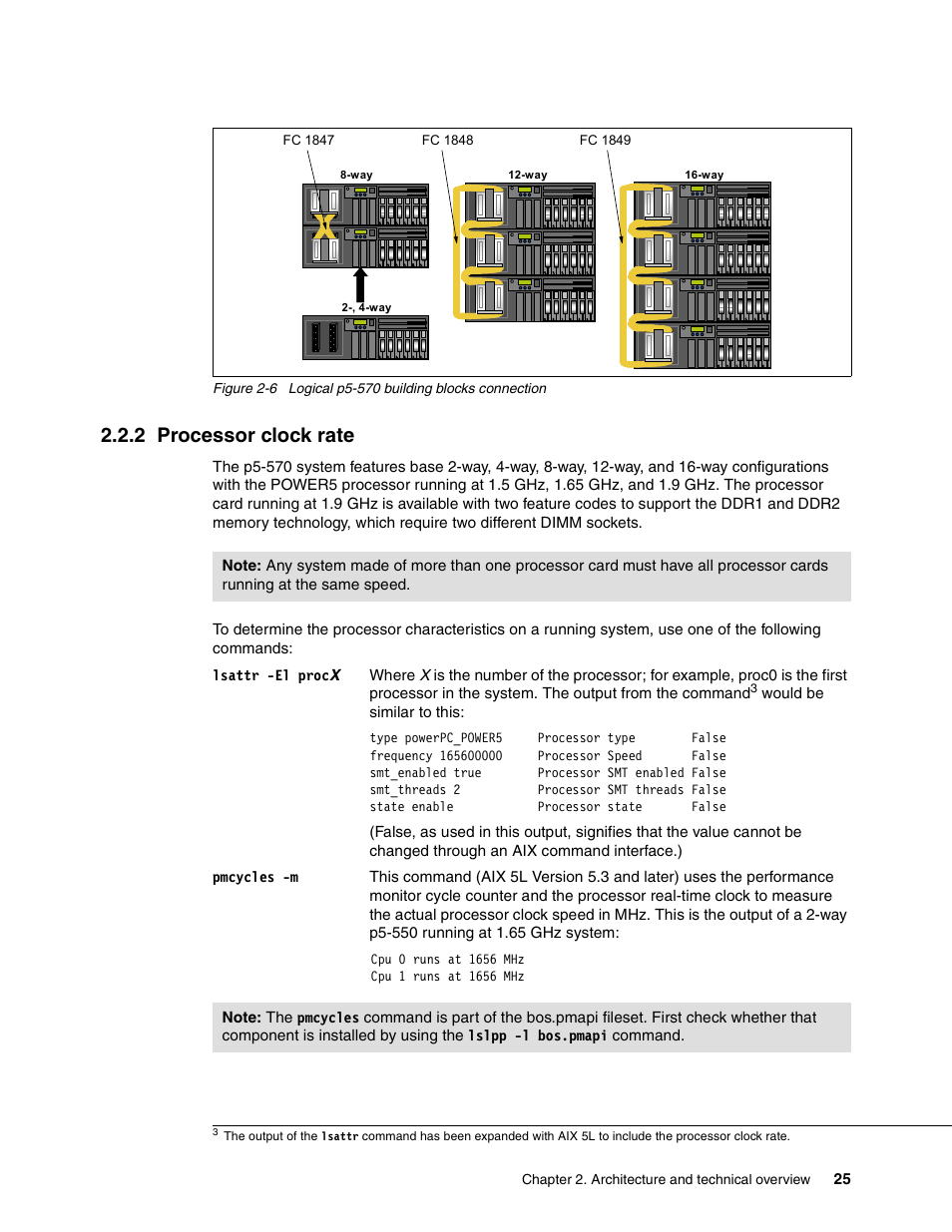 2 processor clock rate, Would be similar to this, Chapter 2. architecture and technical overview | IBM P5 570 User Manual | Page 37 / 82