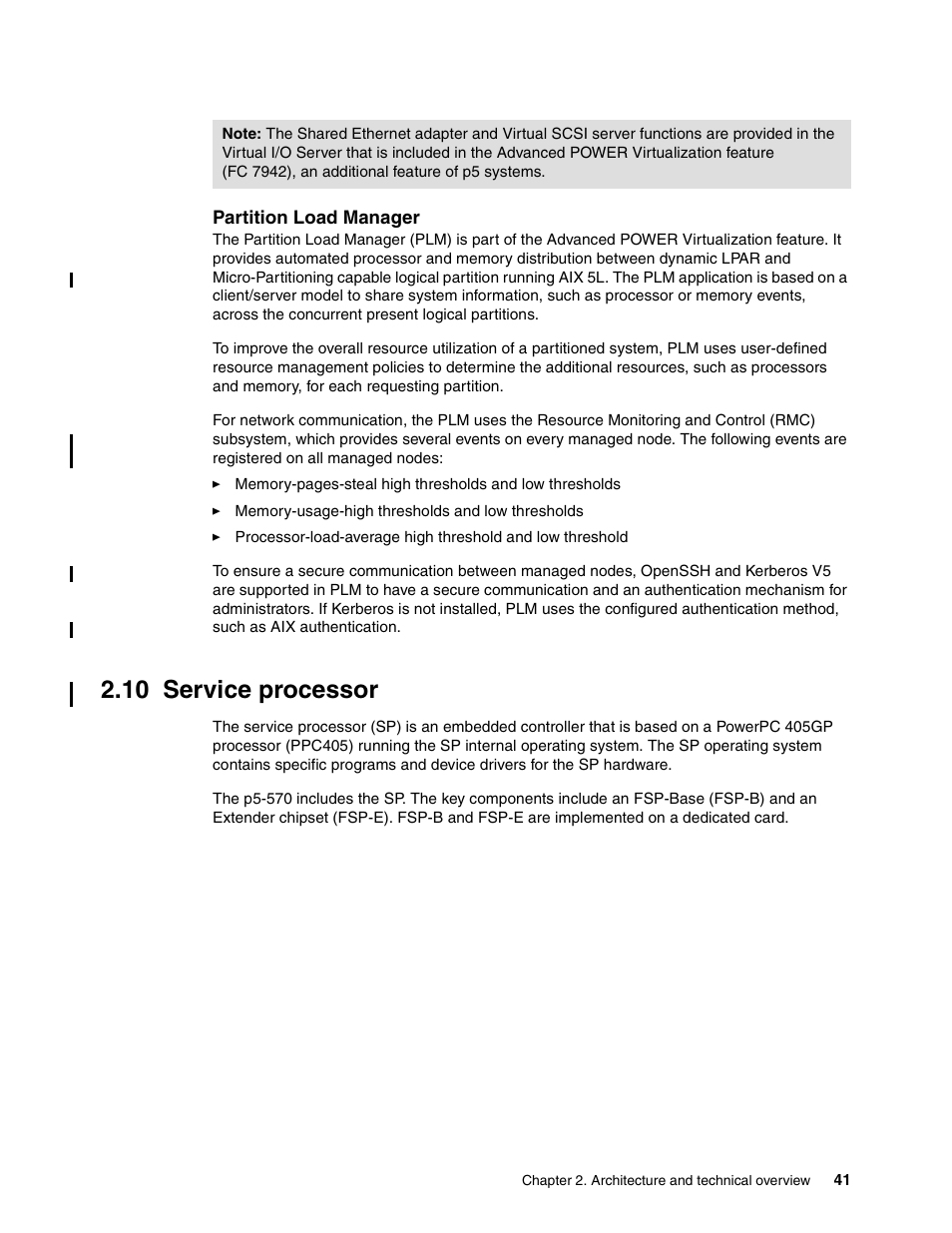 10 service processor | IBM P5 570 User Manual | Page 53 / 82