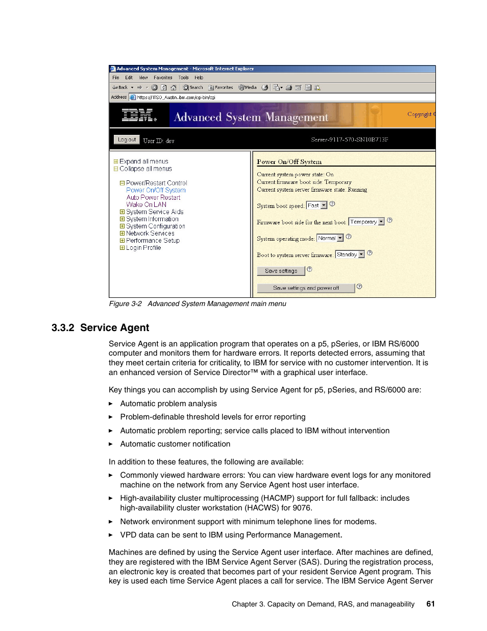 2 service agent | IBM P5 570 User Manual | Page 73 / 82