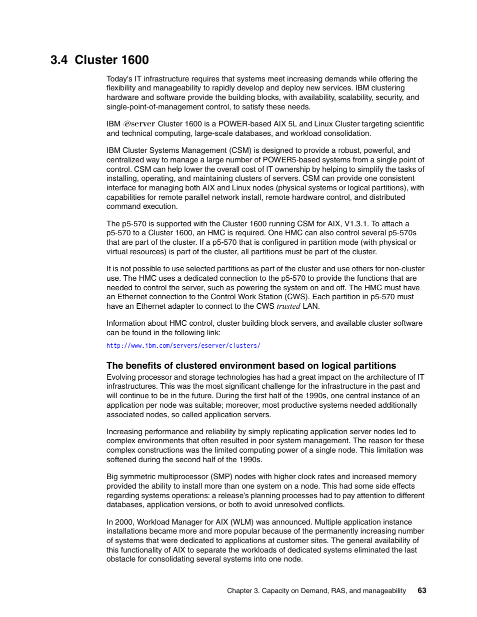 4 cluster 1600 | IBM P5 570 User Manual | Page 75 / 82