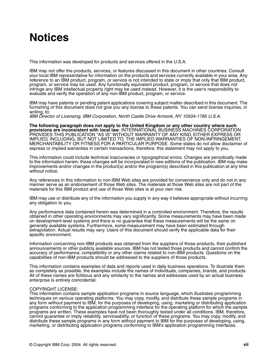 Notices | IBM P5 570 User Manual | Page 9 / 82