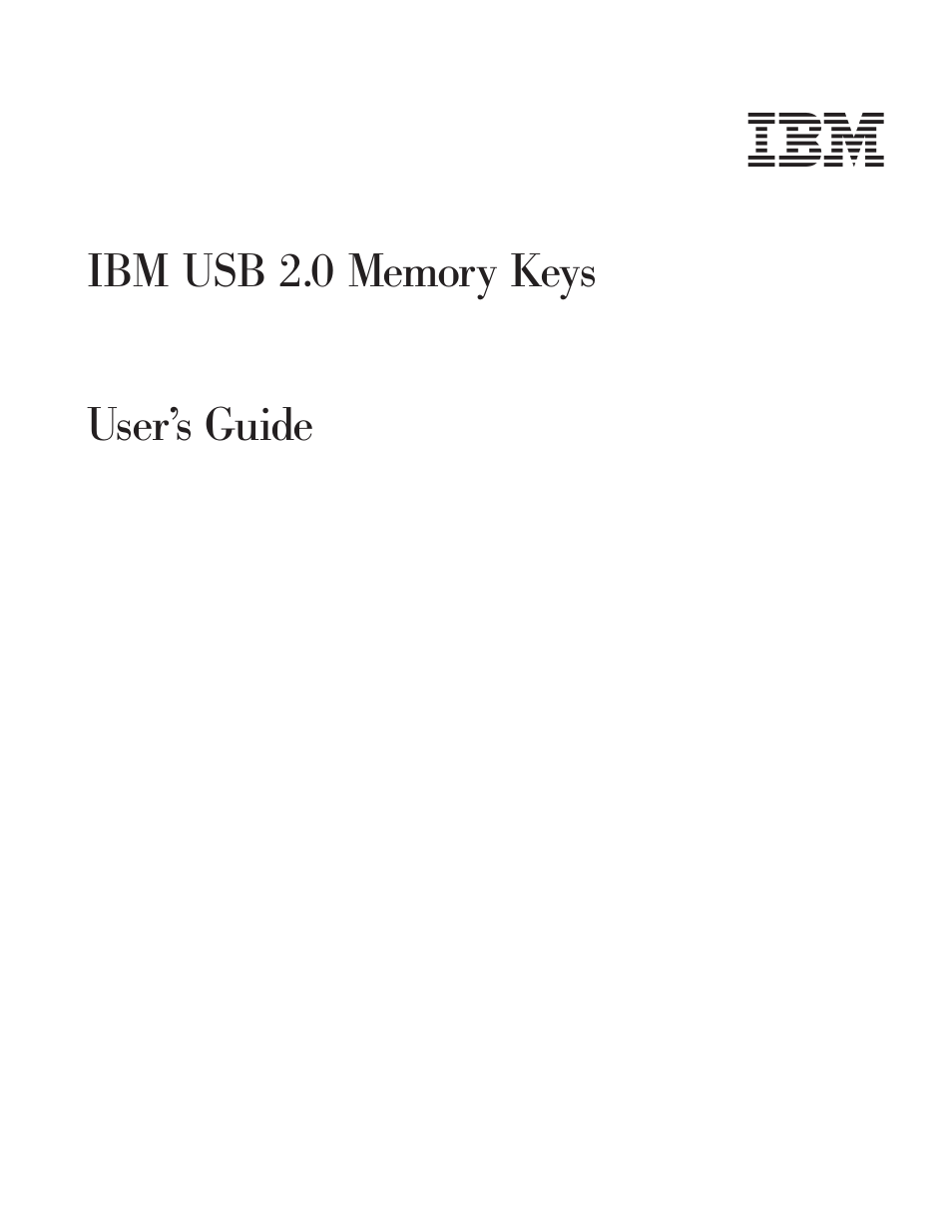 IBM 2 User Manual | 72 pages