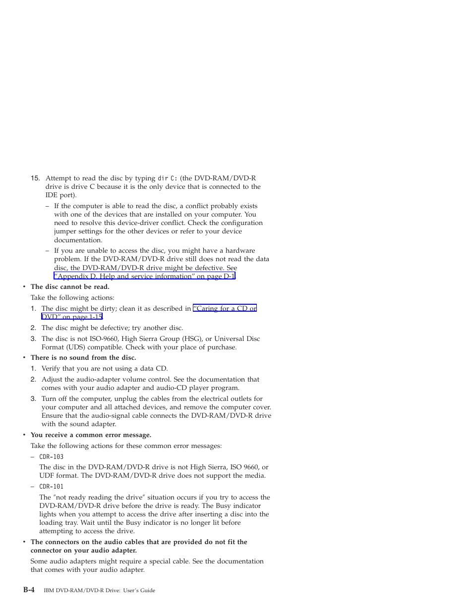 IBM 22P6960 User Manual | Page 30 / 56