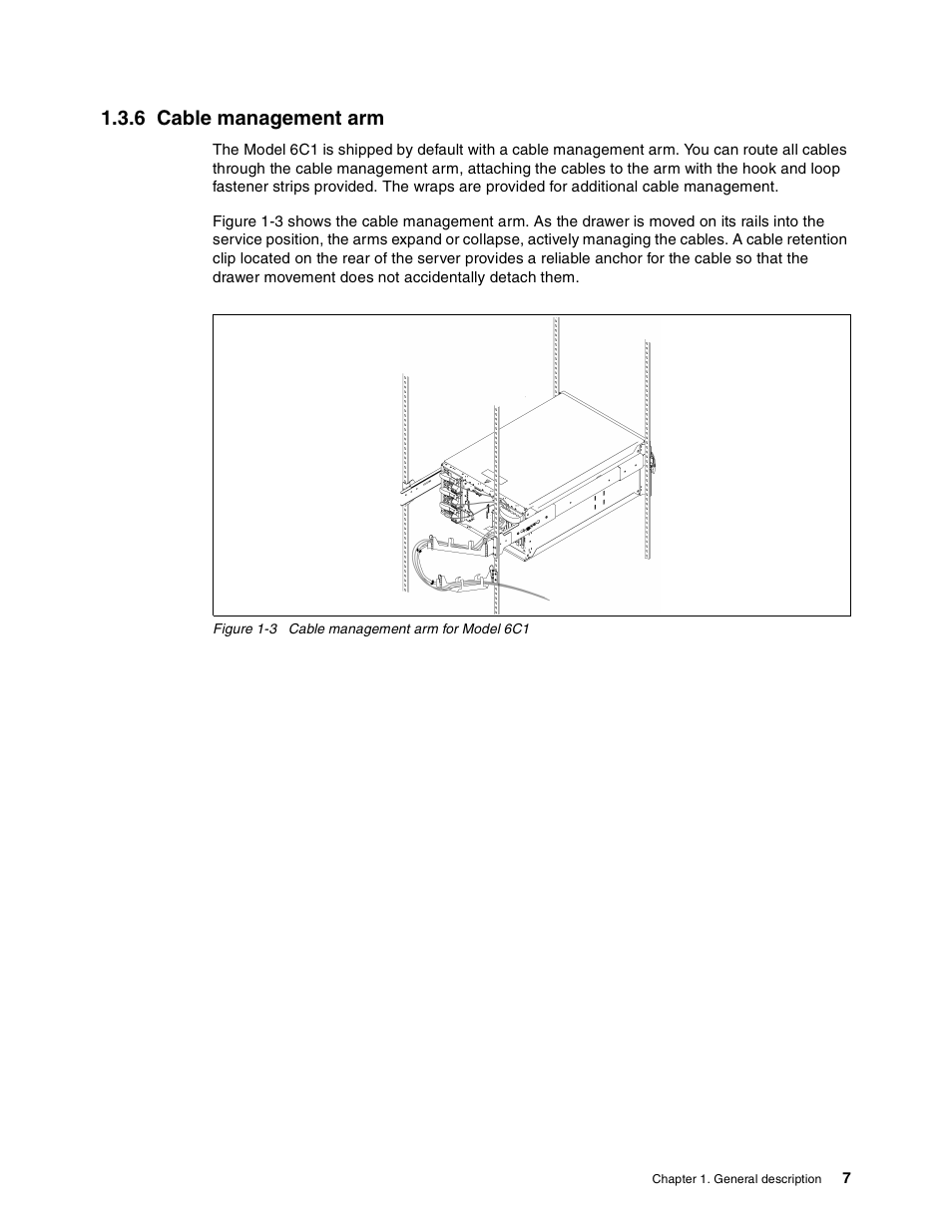 6 cable management arm | IBM 610 User Manual | Page 15 / 40