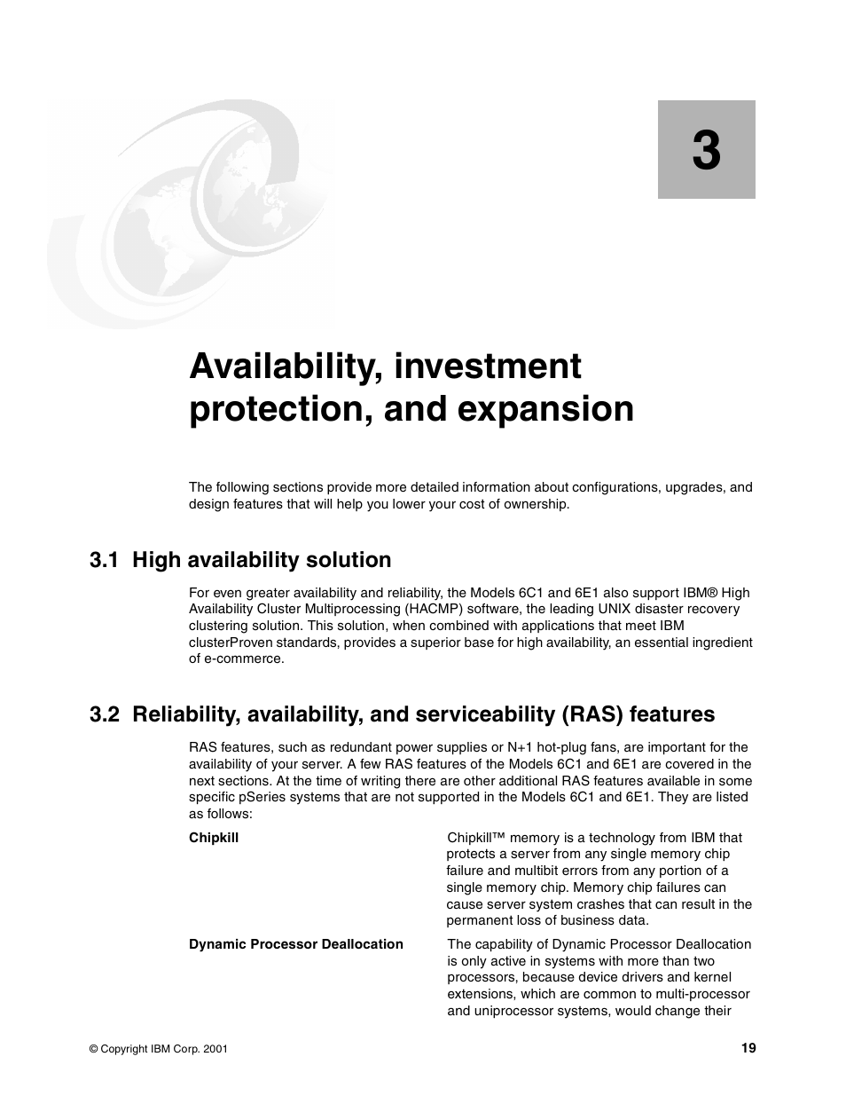 1 high availability solution, Availability, investment protection, and expansion | IBM 610 User Manual | Page 27 / 40