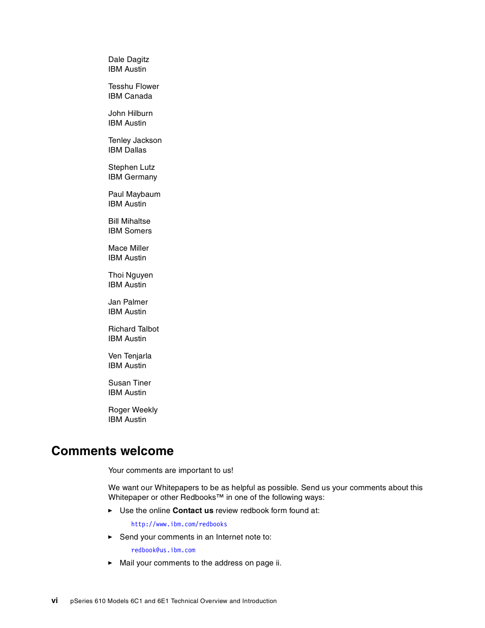 Comments welcome | IBM 610 User Manual | Page 8 / 40