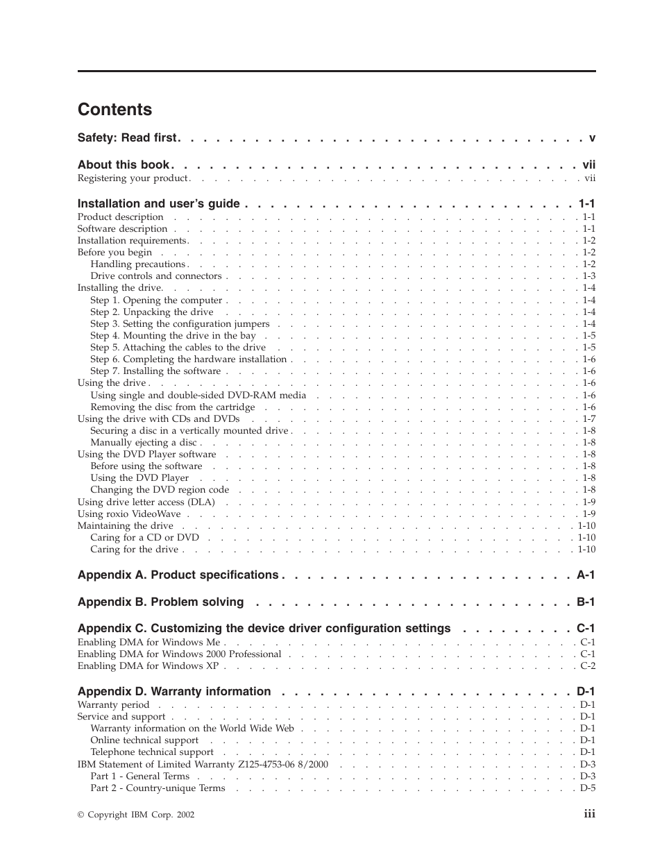 IBM 22P6972 User Manual | Page 5 / 46