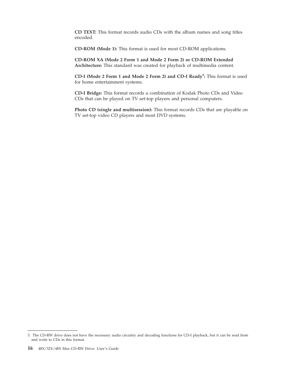 IBM 48X User Manual | Page 26 / 60
