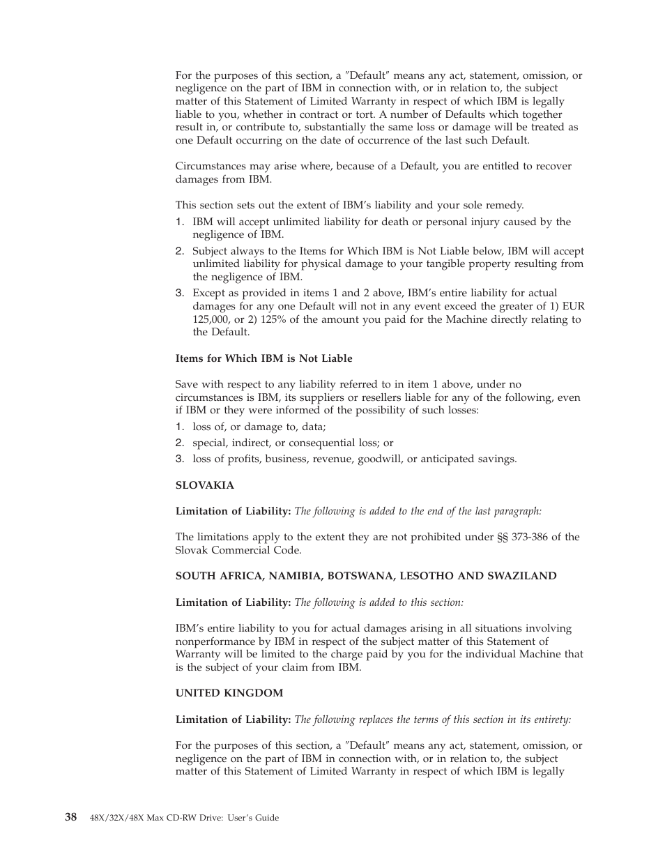 IBM 48X User Manual | Page 48 / 60