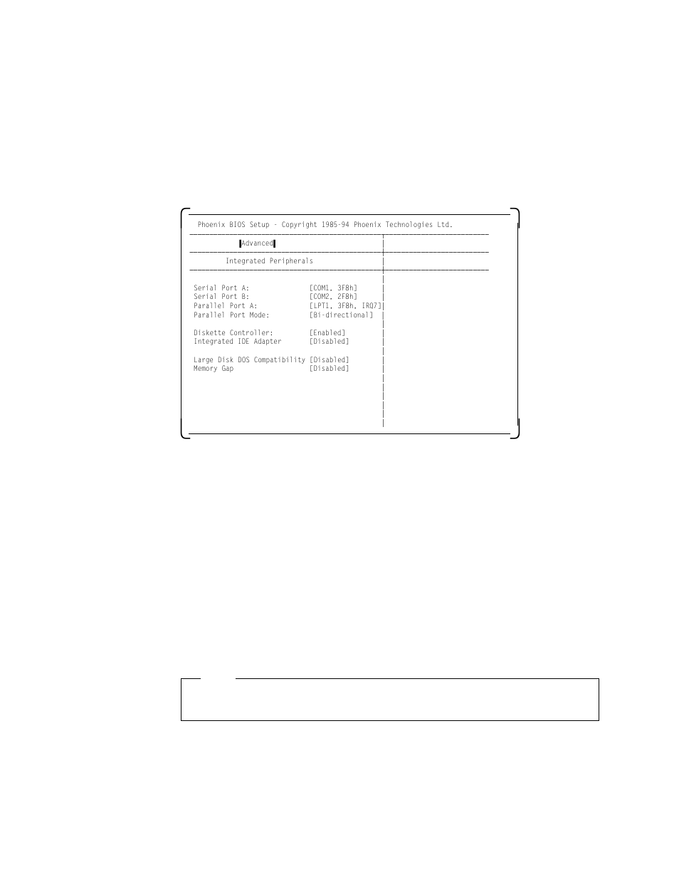 2 advanced menu - peripherals | IBM SG24-4576-00 User Manual | Page 84 / 235