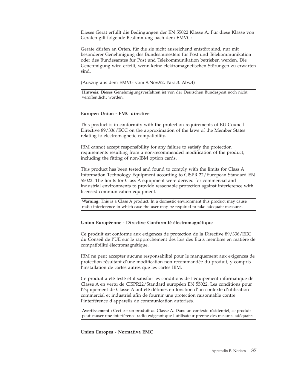 IBM 22P6979 User Manual | Page 47 / 52