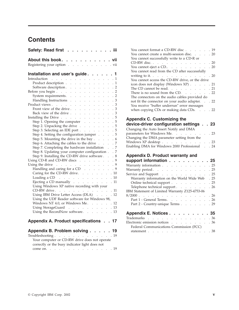 IBM 22P6979 User Manual | Page 7 / 52