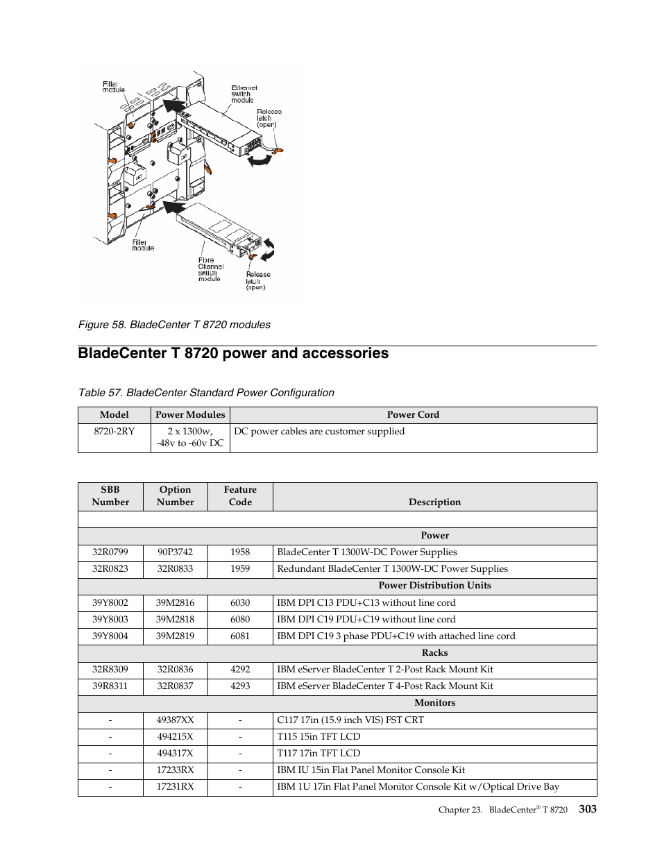 Bladecenter t 8720 power and accessories | IBM SCOD-3ZVQ5W User Manual | Page 311 / 548