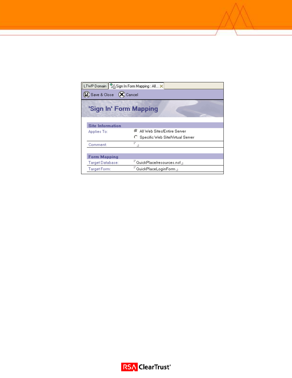 B. then click save and close, Restart both servers | IBM LOTUS TEAM WORKPLACE 6.5.1 User Manual | Page 11 / 17