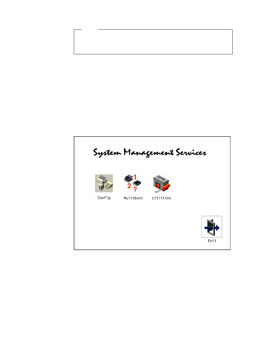 2 sms graphical main menu, System management services - main menu | IBM HANDBOOK 260 User Manual | Page 192 / 286