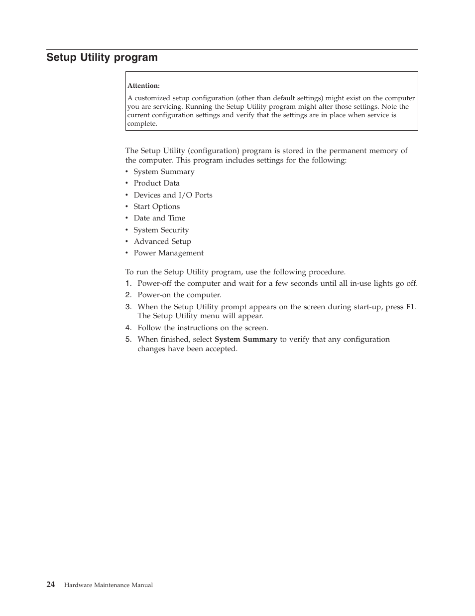 Setup utility program, Setup, Utility | Program | IBM 8306 User Manual | Page 30 / 314