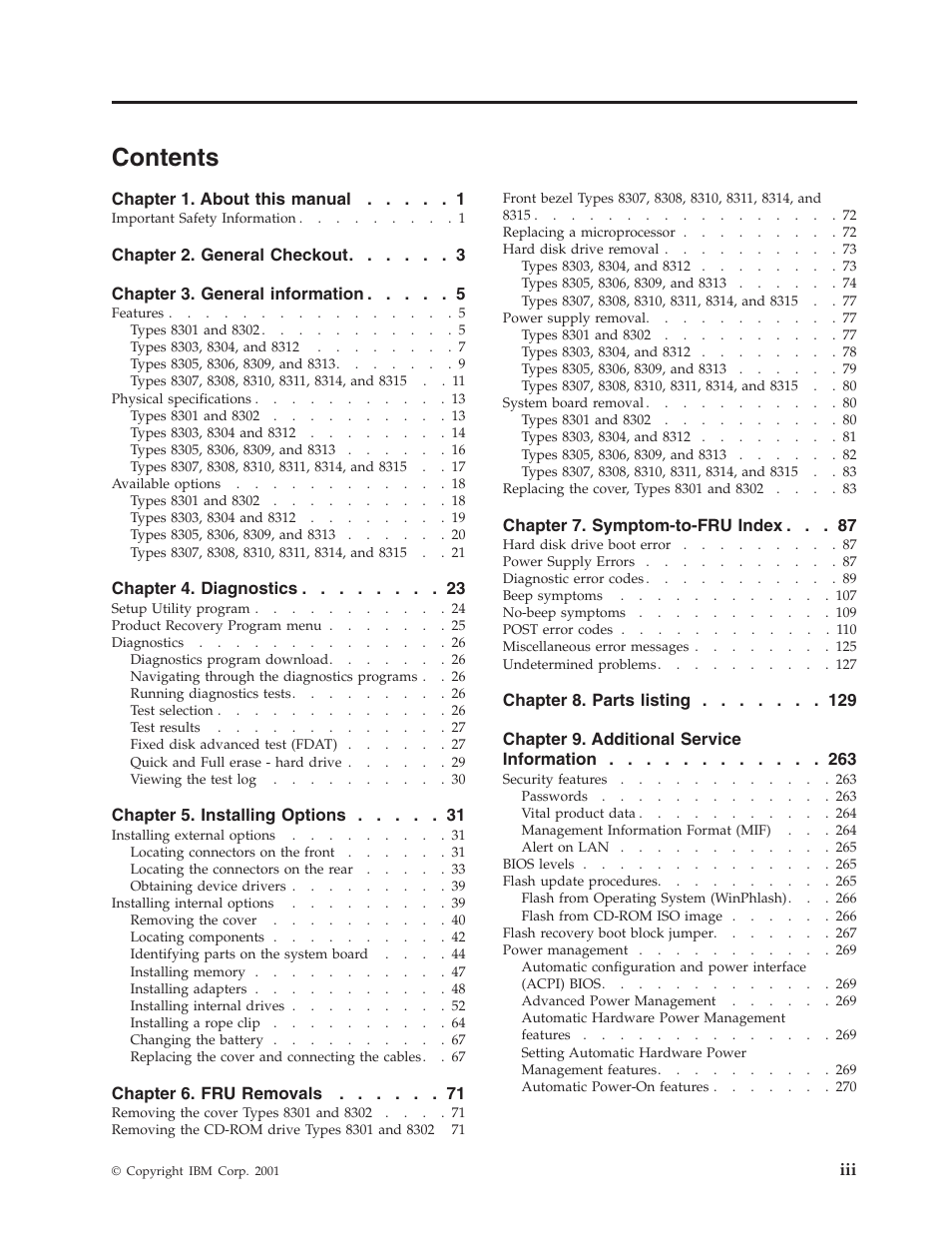 IBM 8306 User Manual | Page 5 / 314