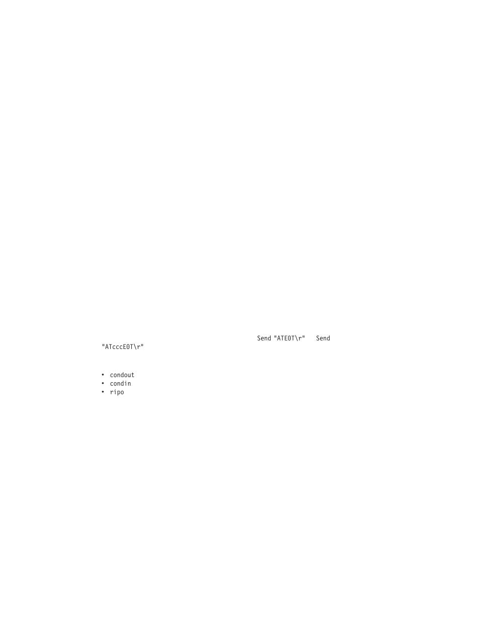 Customizing the modem configuration files | IBM 6C4 User Manual | Page 204 / 233
