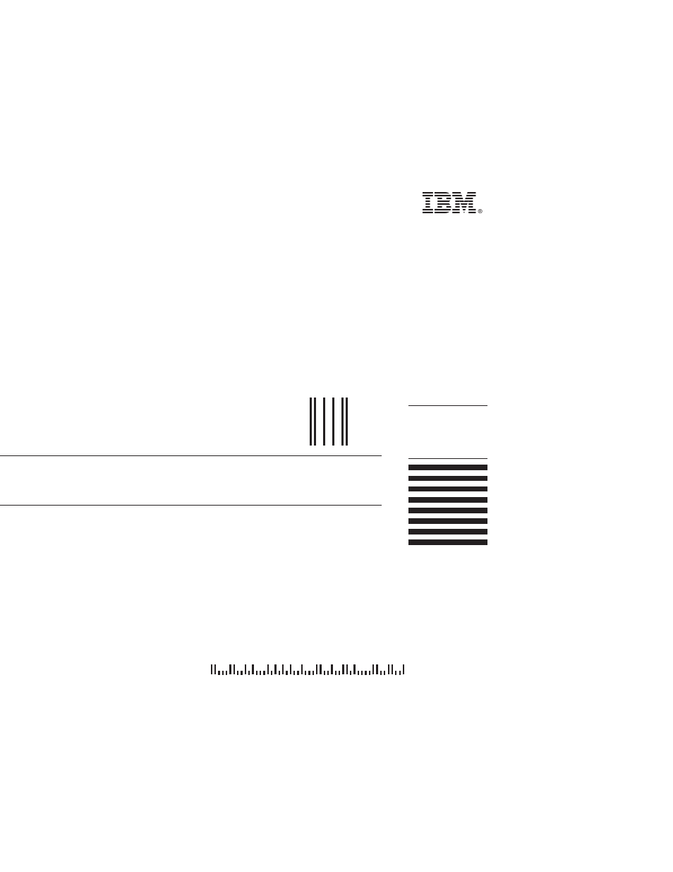 Business reply mail | IBM 6C4 User Manual | Page 230 / 233