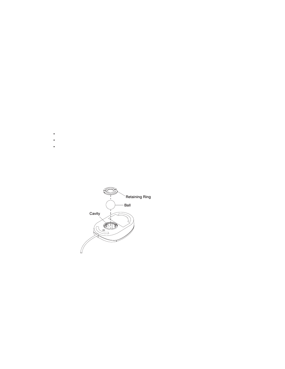 Cleaning the mouse | IBM 6C4 User Manual | Page 36 / 233