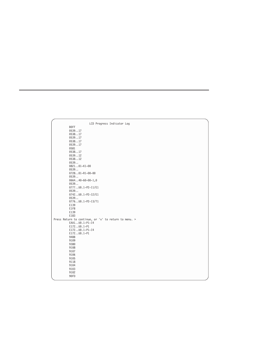 Lcd progress indicator log | IBM 6C4 User Manual | Page 88 / 233