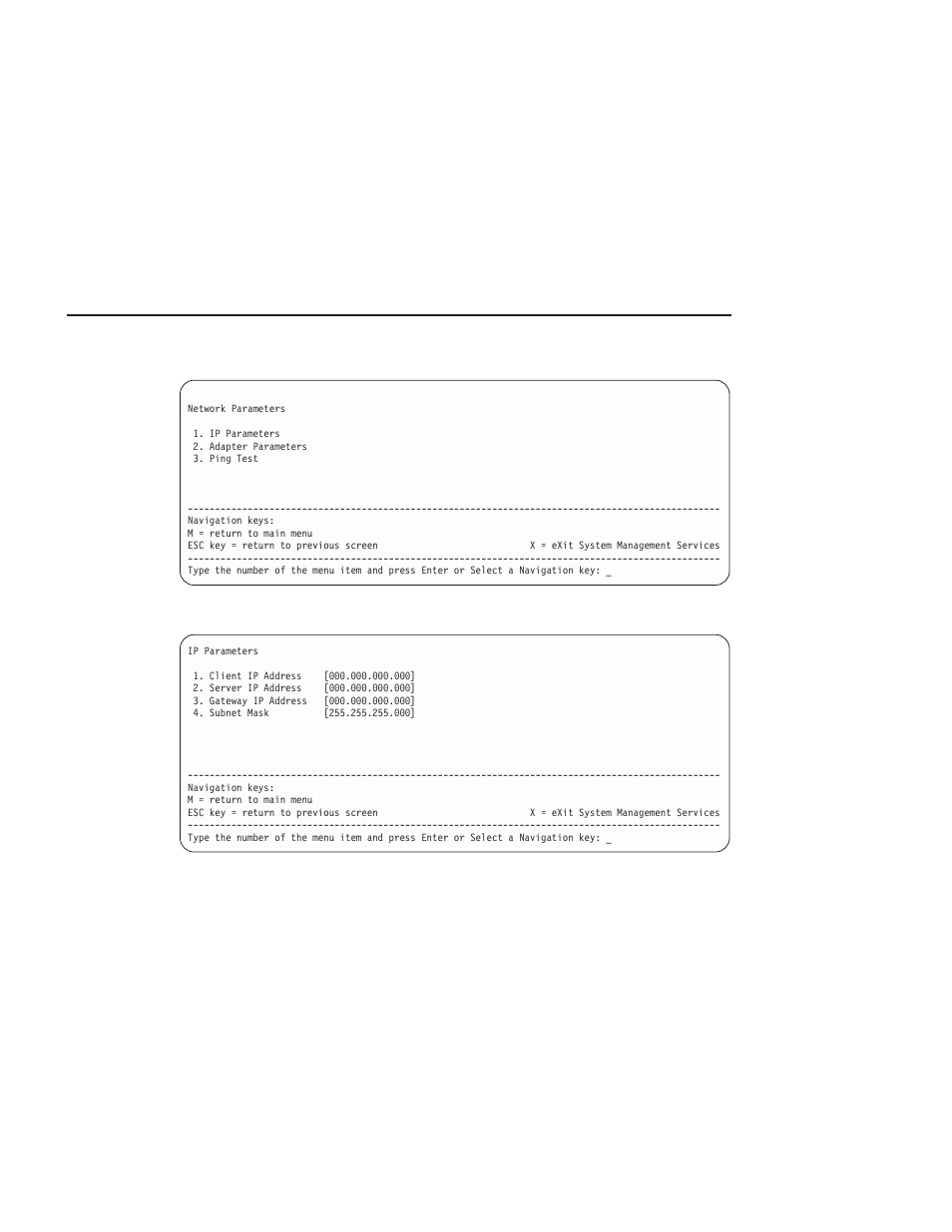 Setup remote ipl (initial program load) | IBM 6C4 User Manual | Page 96 / 233