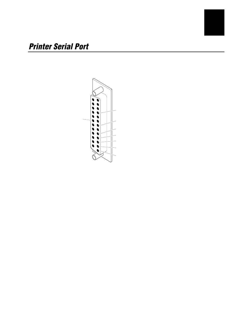 Printer serial port, Nugfont, Communications reference c-11 | IBM EasyCoder 3400e User Manual | Page 125 / 150