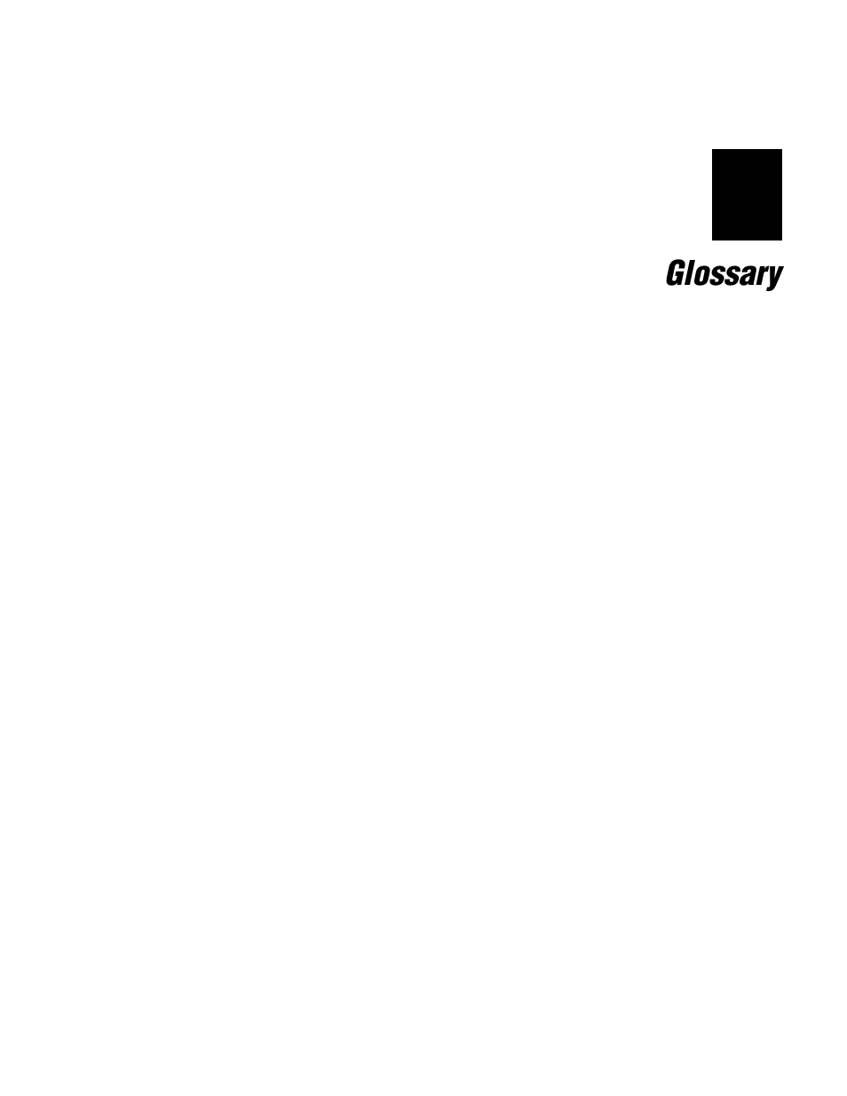 Glossary | IBM EasyCoder 3400e User Manual | Page 133 / 150